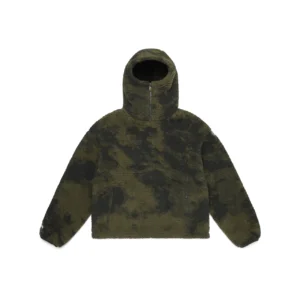 A Mertra Mertra Ninja Fleece Hoodie Moss Green